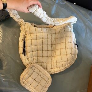 Quilted crossbody bag